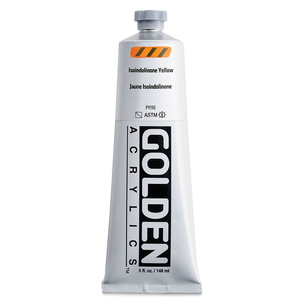 Golden Heavy Body Acrylic Paint - Isoindolinone Yellow, 148 ml Tube